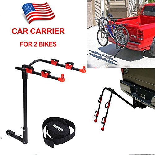 2 Bike Rack Hitch Carrier Bicycle Hanger Carrier Fit Sedans,Minivans