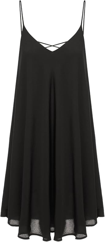 black spaghetti strap sundress