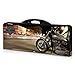 Harley-Davidson Sports Picnic Table, Fold-Able City Night Print, Black 811-00
