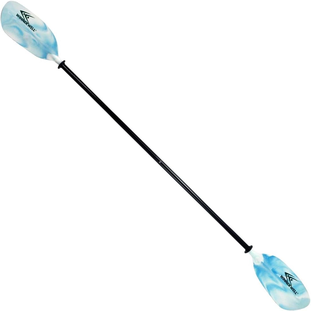 Winnerwell Unsinkable Two Piece Construction Kayak Paddle for Touring & Sporting Fiberglass Shaft & Nylon Blade 220cm/86"230cm/90"240cm/94"250cm/98"