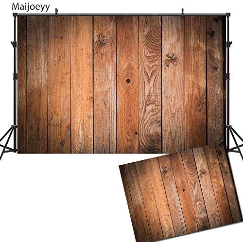 Maijoeyy 7x5ft Wood Floor Backdrop Vinyl Wooden Board Photo Backdrops Wood Wall Photo Backdrop Children Portrait Photography Props