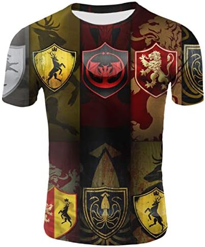 Game of Throne's Season 8 Womens Mens Youth Unisex 3D Printed Short Sleeves T Shirts
