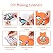 Halloween Decorations 202PCS Halloween Pumpkin Foam Craft Kits with 20 Sets DIY Self-Adhesive Halloween Expressions Stickers for Kids Halloween Party Favors