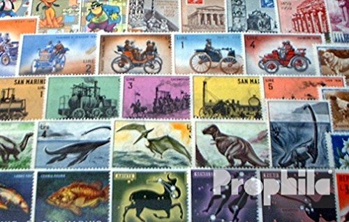 Prophila Collection San Marino 100 various stamps (Stamps for collectors)