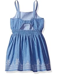 Calvin Klein Niña Criss Cross Strap Hi-Lo Vestido