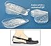 Collections Etc Adjustable Shoe Heel Gel Lifts, Clear, One-Size