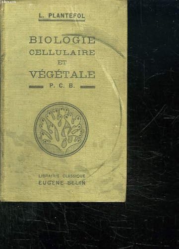 Download COURS DE BIOLOGIE CELLULAIRE ET VEGETALE A L USAGE DES CANDIDATS AU PCB. by P... PDF