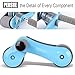 Ranbow Versatile Folding Abdominal Wheel Workout Equipment, 2-wheeled Mute Home Gym Exercise Fitness Ab Roller Wheel Load up to 400lb