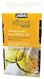 Pebeo Vitrea 160 Discovery Set of 12 Assorted 20ml Glossy Glass Paint Colors