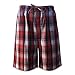 Men's 3 Pack Super Soft Woven Pajama & Sleep Jam Cargo Short Lounge Pants (Medium, 3 Pack - Assorted Brilliant Plaids)