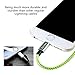lightning cable Jpinbo iphone chargers 3Pcs 3ft/6ft/10ft Extra Long Nylon Braided Cord Lightning Cable USB Charging Charger for iPhone 7/7Plus/6S Plus,SE/5S/5C,iPad Air/Pro/Mini,iPod Nano (Gray+Green)