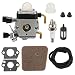 Buckbock C1Q-S97 Carburetor with Fuel Line Air Filter for Stihl HS45 Hedge Trimmer FC55 FC75 FC85 FS310 FS38 FS45 FS45C FS45L FS46 FS80 C1Q-S169B Carb primary