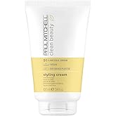 Paul Mitchell Clean Beauty Styling Cream, Smooth & Style, For All Hair Types, 3.4 fl. oz.