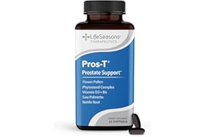 LIFESEASONS Pros-T - Prostate Support Supplement - Saw Palmetto, Phytosterol, Zinc, Nettle, Vitamin D-3 & B6 - Promote Healthy Prostate Function & Normal Urinary Flow - Improve Tissue Integrity - 60 Softgels