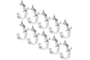 GLEAVI 10pcs Heavy Duty Stage Light Clamp Hooks Hanger for Dj Lighting Projector Spotlight Moving Head