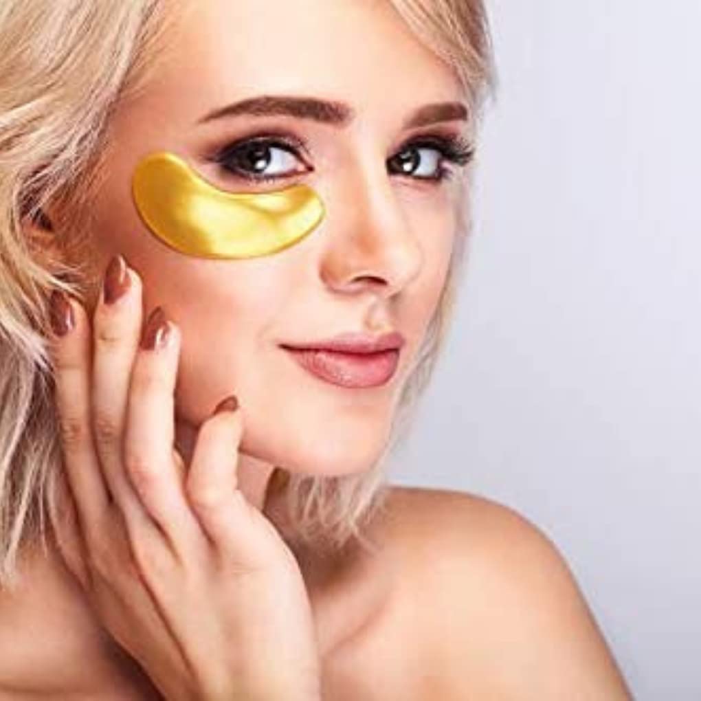 24K Gold Under Eye Mask Under Eye Treatment for Women Collagen Eye