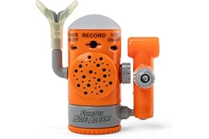 Fishin Stix Bite Alarms, in Green, Pink, Orange, Yellow and Black