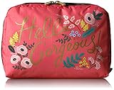 LeSportsac Rifle Paper X Extra Large Rectangular Cosmetic, Hello Gorgeous
