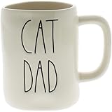 rae dunn cat dad mug