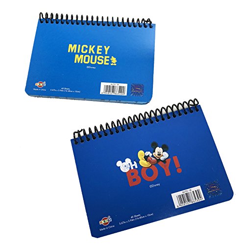 2x Disney Mickey And Friends Party Favors Autograph Memo Pad Mini Note Book