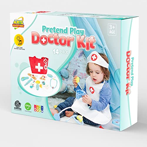 Axel Adventures Doctor Playset for Kids Doctor Kit for Kids
