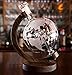 Globe Liquor Decanter - Pilot Gifts for Men & Women Who Love Bourbon, Wine, Whiskey Decanter -1000ml- Airplane Gifts for Pilots (Sopwith Camel) Flying Air Force Gifts & Aviation Gift, Airplane Decor