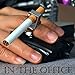Cigarette Ring Holder Hands Free Smoking Ring For Nicotine Free Fingers | Chrome Plated Kirsite | Avoid Smoking Your Fingers | Keep Hands Free for Holding Phone,Game Controller,Computer Mouse (SILVER)
