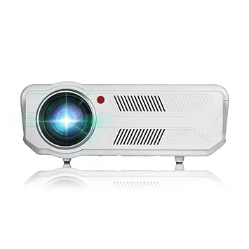 LAZERVISION MYRA M18 with (INBUILT) Android 4.4, FHD1280*800 LED Projector Wi-Fi & Bluetooth 5000 High Lumens HDMI USB VGA AV White