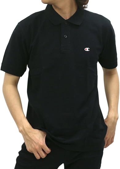 Amazon チャンピオン ポロシャツ 鹿の子 無地 ワンポイント メンズ ポロシャツ 通販