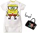 Barbie Clothes: Spongebob Squarepants Outfit with White Dress Doll, Gift for 3 to 8 Year Olds