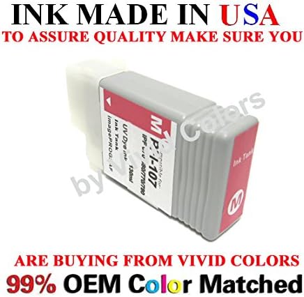 Canon Pfi107 Magenta Compatible Cartridge for IPF 670 Canon PFI107 Ink