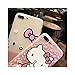 iPhone 7 Plus Soft Case,LuoMing 3D Emboss Cute Cartoon Pattern Slim fit Shock-Absorbing Soft Rubber TPU Skin Cover Case for iPhone 7 Plus (Hello kitty 02)