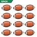 Novelty Place 12Pcs Giant Inflatable Football for Kids, 16 Inches Blow Up Footballs Toys Sport Balls, Summer Pool Beach Balls, Football Party Decoration