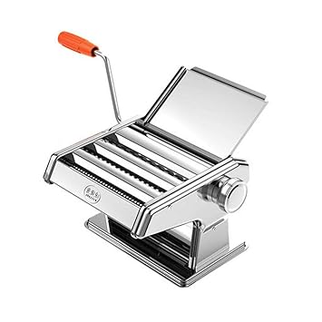 GYJ Nudelmaschine/Made in Italy mit Cutter-Handkurbel und Anweisungen/Hochleistungs-Edelstahl-Authentic Pastas-Spaghetti-Kons