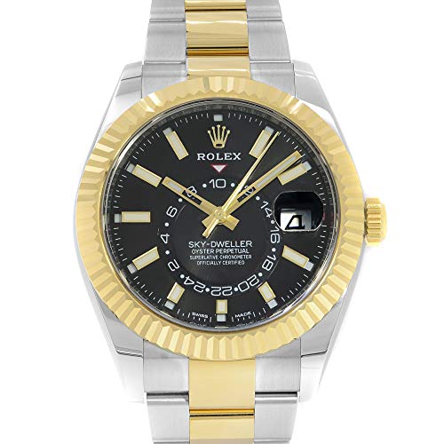 Rolex-Sky-Dweller-Automatic-Mens-18kt-Yellow-Gold-Oyster-Watch-326933BKSO