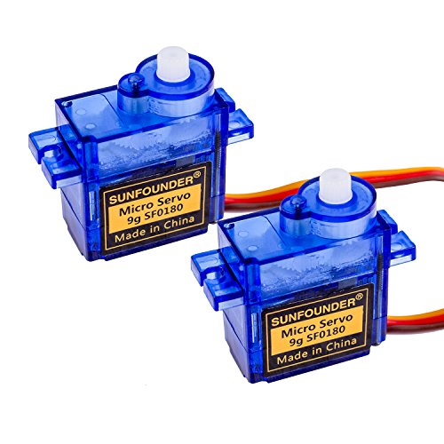 SunFounder SG90 Micro Digital Servo Motor SF0180 RC Helicopter Airplane Boat Robot Controls 9G 2pack