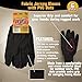Midwest Gloves & Gear Adult Jersey Gloves, Brown, Large Pack of 12 US