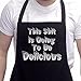 Bang Tidy Clothing BBQ Apron Funny Aprons For Men Delicious Barbecue Grill Kitchen Gift Ideas