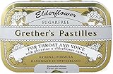 Grether's Pastilles Sugar-Free Elderflower 3.75 oz (44 Lozenges)