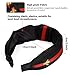 4 Pack Hair Hoop with Bee Animal - Green Red Green Stripe Headbands - Cross Knot Hair bands with Cloth Wrapped for Women (A: 4pack headbands)