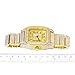 Mens Hip Hop Luxury Iced Out Techno Pave Watch Gold Tone Heavy Bezel Case Band Simulated Diamond 7967 G