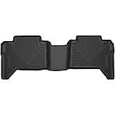 Husky Liners X-act Contour Floor Mats | Fits 2005-2023 Toyota Tacoma, Double Cab | 2nd Row, 1-pc Black - 53801