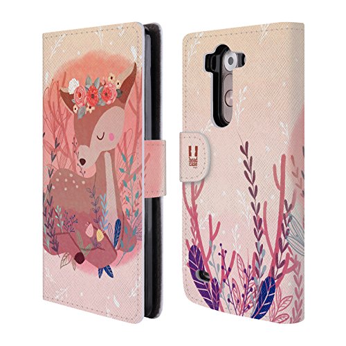Head Case Designs Deer Woodland Animals Leather Book Wallet Case Cover For LG G3 S / G3 Beat / G3 Vigor