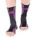 Doc Miller Ankle Compression Sleeve – Plantar Fasciitis Support, Toeless Neuropathy Socks, 20-30 mmHg, Achilles Tendonitis Relief Brace, Elastic Support for Swollen Ankles, Men & Women, 1 Pair
