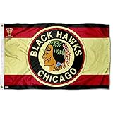Chicago Blackhawks Vintage Throwback Flag
