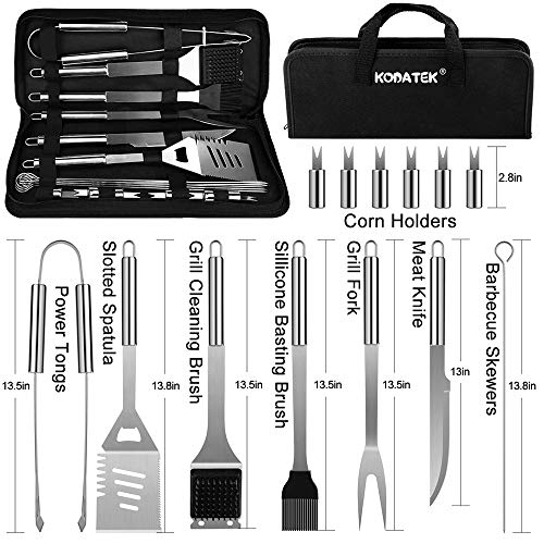 KODATEK 21 Piece Grill Kit, Grill Set, Grilling Utensil Set, BBQ