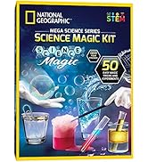 NATIONAL GEOGRAPHIC Science Magic Kit - Perform 20 Unique Experiments as Magic Tricks, Includes M...