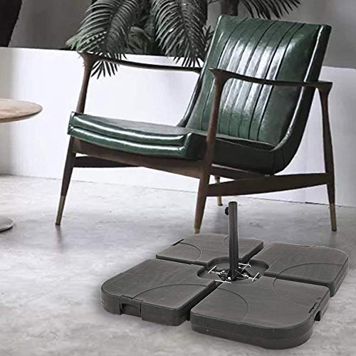 4Piece Cantilever Offset Patio Umbrella Stand Square Base Plate Set