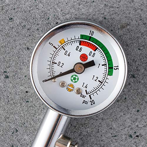 PatyHoll Accurate Ball Pressure Gauge Bar Barometers Inner Air for Football Soccer Volleyball Basketball