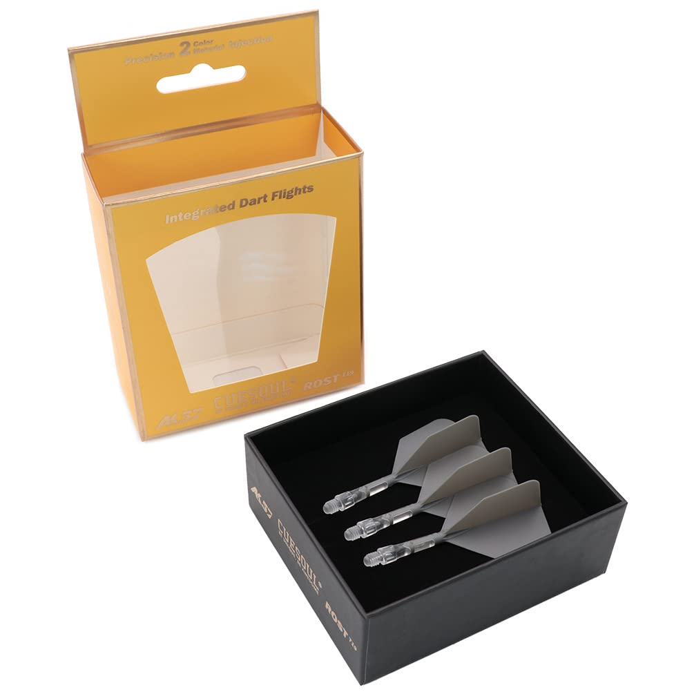 CUESOUL ROST T19 Integrated Dart Shaft and Flights Big Wing Shape,Set of 3